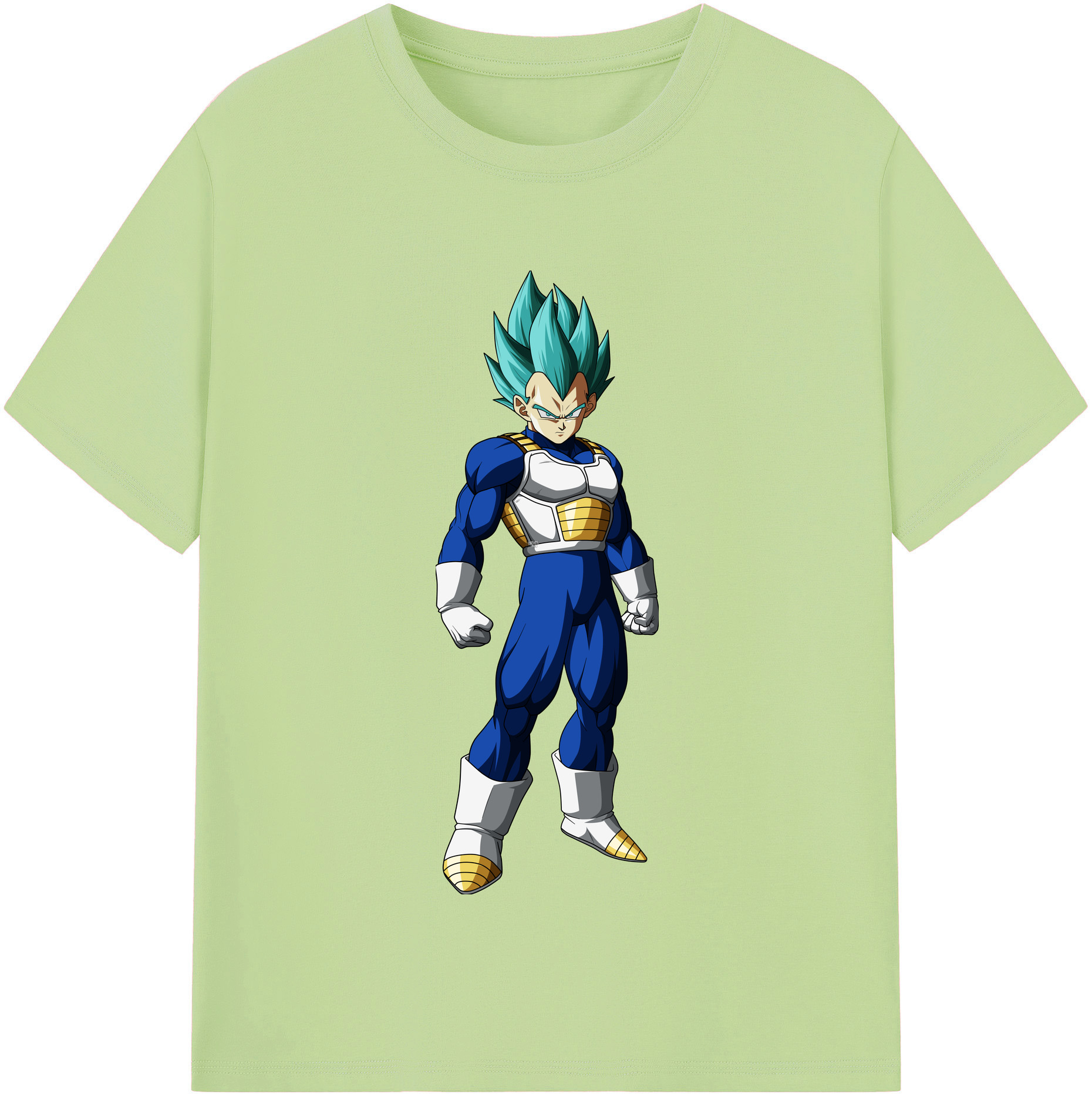 （画像用） ドラゴンボール ベジータ四世（Bejīta Yonsei）DRAGON BALL Vegeta IV 綿100％半袖Tシャツ（フロントプリント）